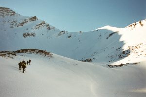 Sneeuwschoenen, Les Pléiades, februari 2002