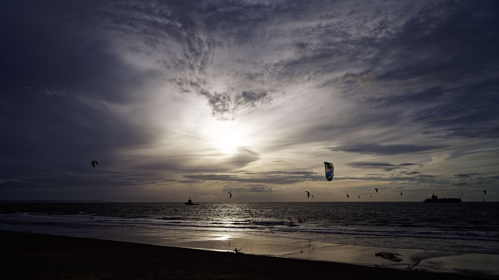 Kitesurfers, November 2014